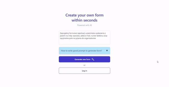 AI Form Generator case study part 2